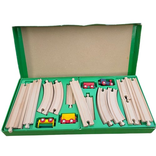 Vintage BRIO 31404/38 Wooden Railway Set with box Sweden - Picture 7 of 11