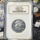 1956 P Franklin Half Dollar Cameo PF 68 Silver Proof NGC Certified Ty2