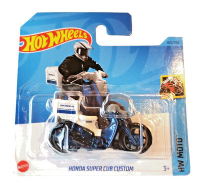   Hot Wheels HONDA SUPER CUB CUSTOM von 2023 in OVP * Moped Bike Roller * MOC