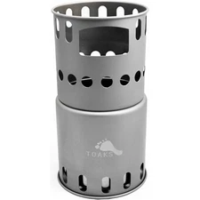 TOAKS Titanium Backpacking Wood Burning Stove STV-11 - Outdoor Camping