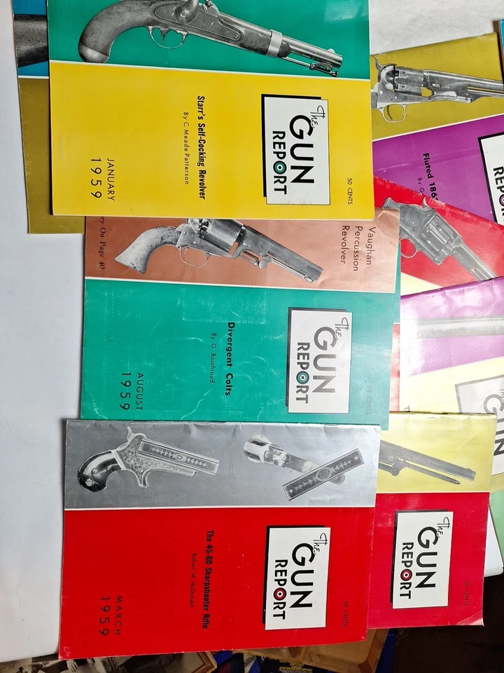 Lot w The Gun Report Magazines 1959 Sharpshooter Titans Colt Highlander + More - Image 4 of 4