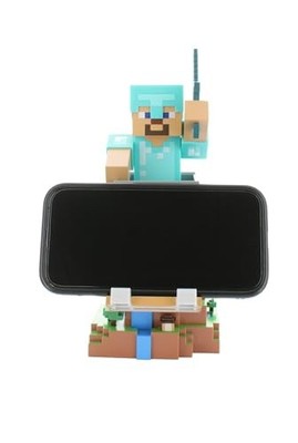 Cable Guys - Minecraft Diamond Steve Gaming Zubehör Halter & Handyhalter