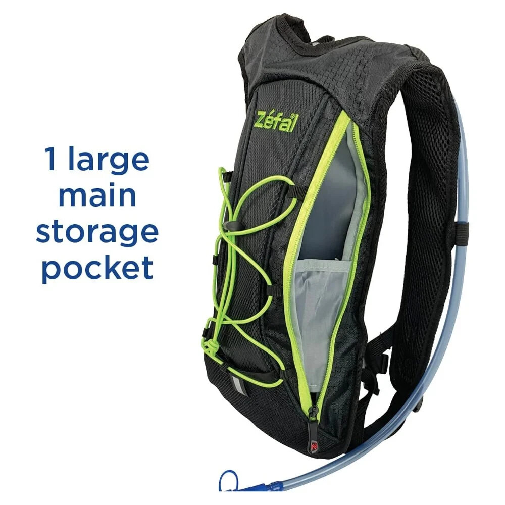 Zefal Sport 1.5 Liter Hydration Bag Backpack Hiking Outdoors NWOT