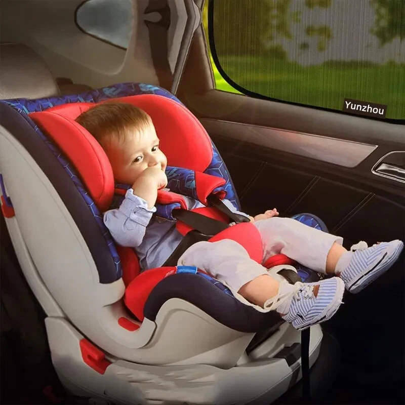 2件装磁性汽车遮阳防紫外线汽车窗帘车窗遮阳新品 — 第 3/4 张图片