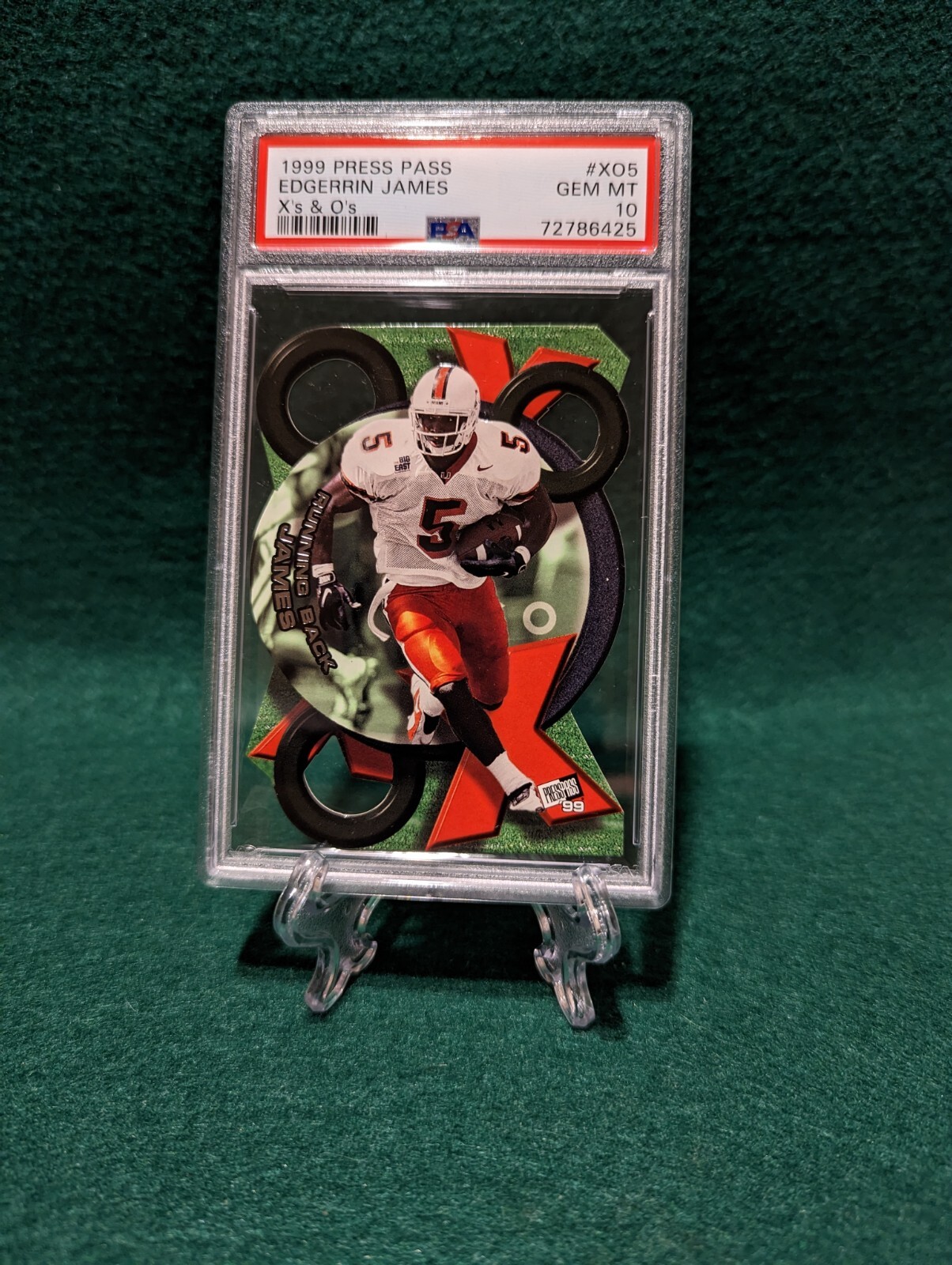 Edgerrin James Leaf R & S #252 Base