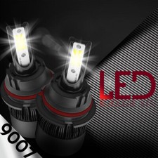 Cree Cob 9007 Hb5 488w 48800lm Led Headlight Kit Hilo Power Bulbs 6500k White 2