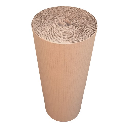 CORRUGATED CARDBOARD PAPER ROLLS 450mm WIDE POSTAL PACKAGING WRAPPING - Picture 3 of 5