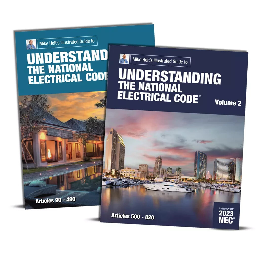 24CH△NNEL   vol.1/vol.2/vol.3 Mike Holt's 2023 Understanding the NEC Vol.1 and Vol. 2 textbooks