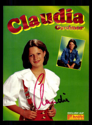 Claudia Greiner Autogrammkarte Original Signiert ## BC 95760