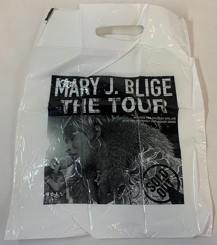 1998 promotional plastic bag ~ MARY J BLIGE The Tour