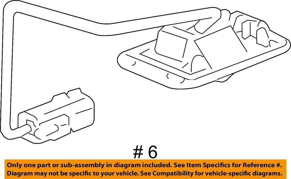 GM OEM 15-20 Escalade ESV puerta levadiza exterior moldura cámara trasera 233378804 Foto 2 de 2