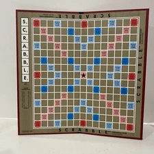 Vintage Scrabble BOARD ONLY Replacement Part 1948 Selchow & Righter Made in USA