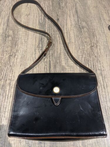 Marie Claire Black Small Leather Handbag - image 1