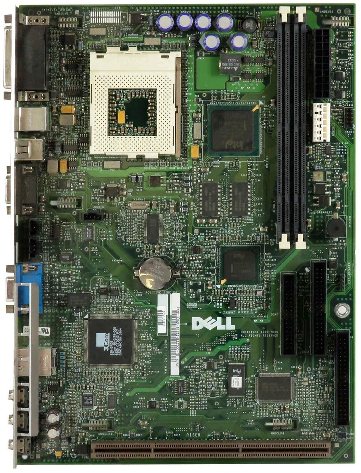 Dell 0002TR Socket 370 2x SDRAM 2x IDE/ATA FDD ATX for Optiplex GX110 - Image 2 of 2
