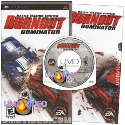 PSP UMD Game - Burnout Dominator