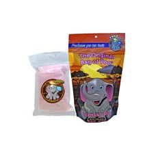 The Original Bag of Poo! Elephant Poo! Novelty Pink Cotton Candy Gag Gift!