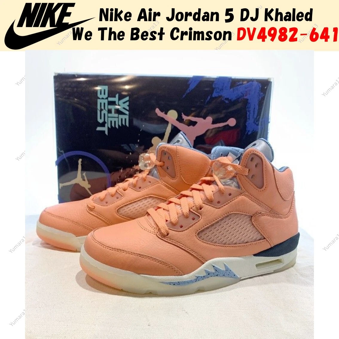 Air Jordan 5 x DJ Khaled 'Crimson Bliss' (DV4982-641) Release Date