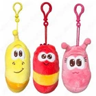 Larva Plush Character Keychain Keyring 2 Size Type for Kids Boys Girls Gifts