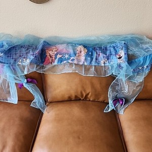 Disney Frozen Canopy Toddler Bed Princess Decor Bedroom replacement Fabric ONLY