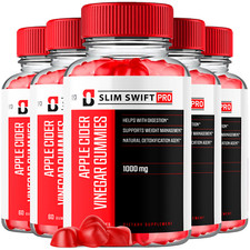 Slim Swift Keto ACV Gummies - Support Body Balance and Wellness 5 Pack 