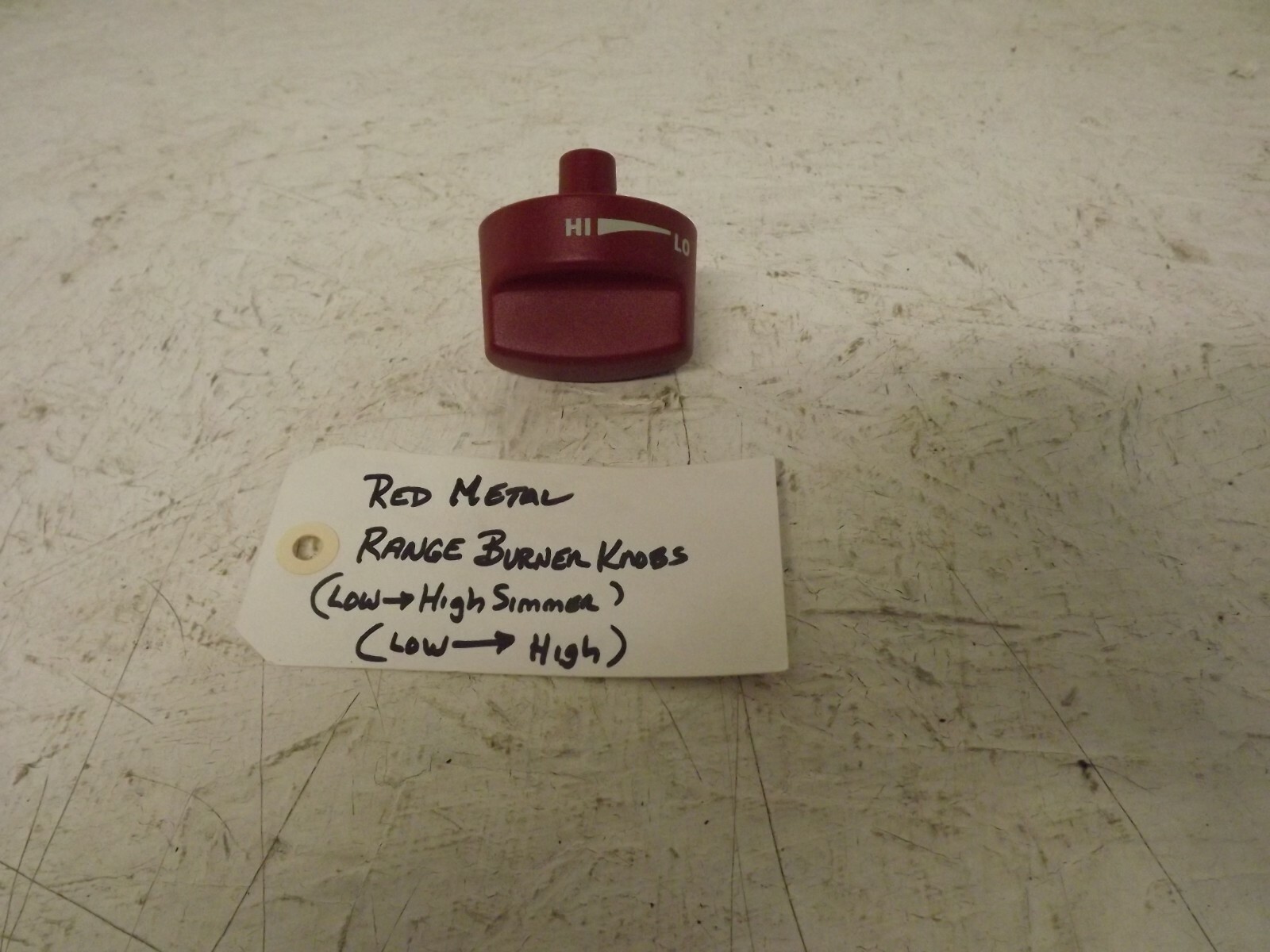 Wolf Range Burner Knobs Red Metal eBay