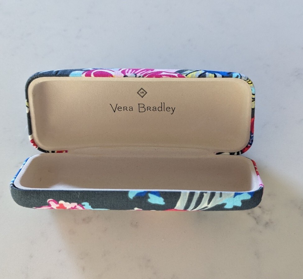 Vera Bradley Blue & Pink Floral Clamshell Eyeglasses  display picture 1