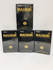 Trojan premium latex condoms magnun large size 5 pack x 4 EXP 1/10/27