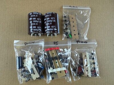 Sansui AU-417 Complete Rebuild Kit High-Quality Recap Transistors Relay
