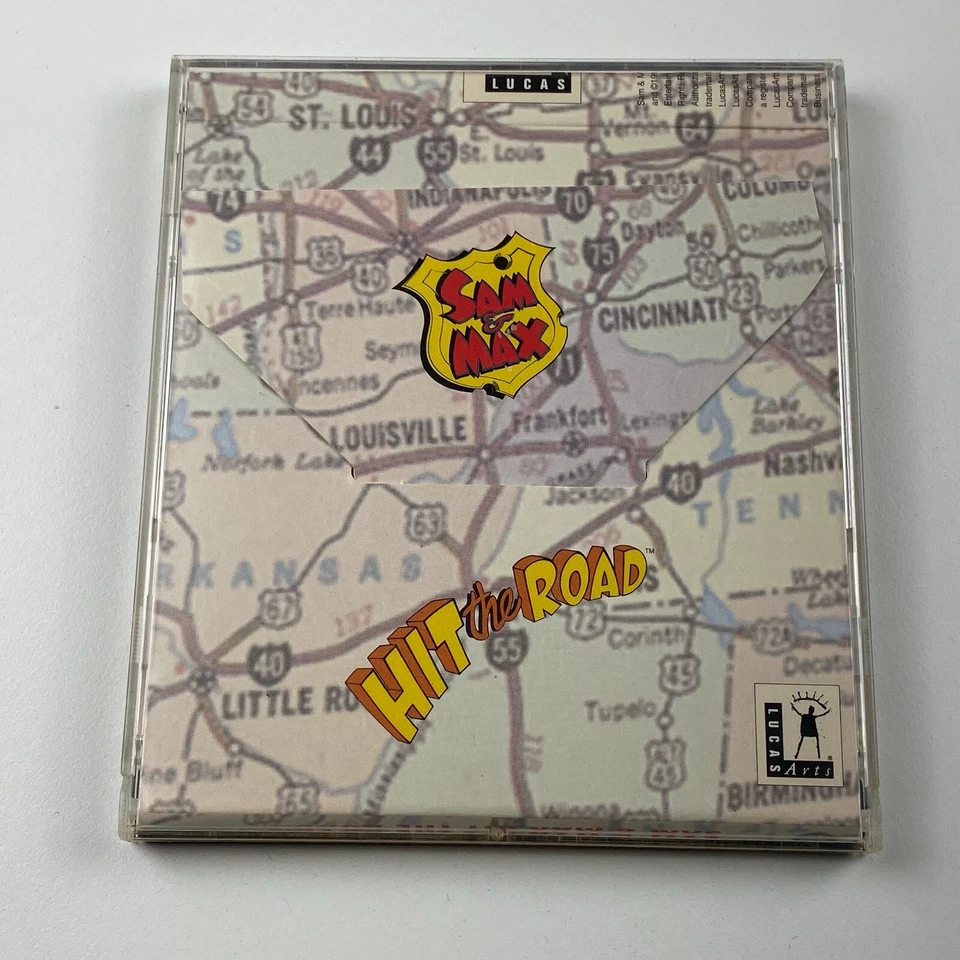 Sam & Max Hit the Road (PC CD-ROM, 1993) | LucasArts Classic Adventure Game - Image 2 of 4