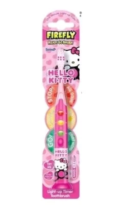 FIREFLY Hello Kitty weiche Zahnbürste Kinder Kind Lernen Leucht Timer für Mädchen