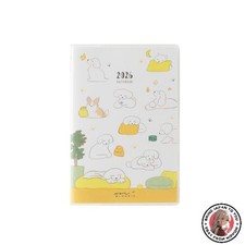 NEW Midori Pocket Diary 2026 Mini Monthly Dog Pattern 22356006 Starts January