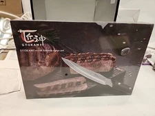 SYOKAMI Steak Knives Set of 6 4.8 Inch High-Carbon Japanese Stainless Steel N...