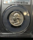 1938 Washington Quarter Silver 25C PCGS AU50 super PQ blast white