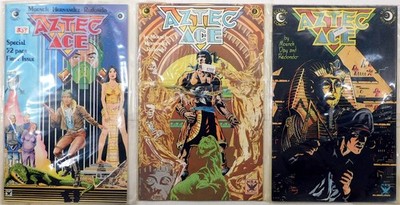 Aztec Ace Lot of 3 #1, 2, 3 (1984) Eclipse Comics 1st Print Comic Books