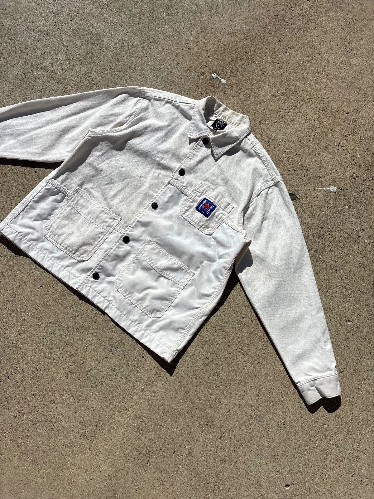 Brain Dead 2019 Paneled Chore Jacket M w/ Original Pins - product detail image 3