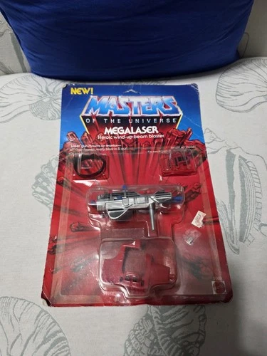 Vintage MOTU Megalaser Vehicle Accessory NEW On Card He-Man Mega Laser 1985