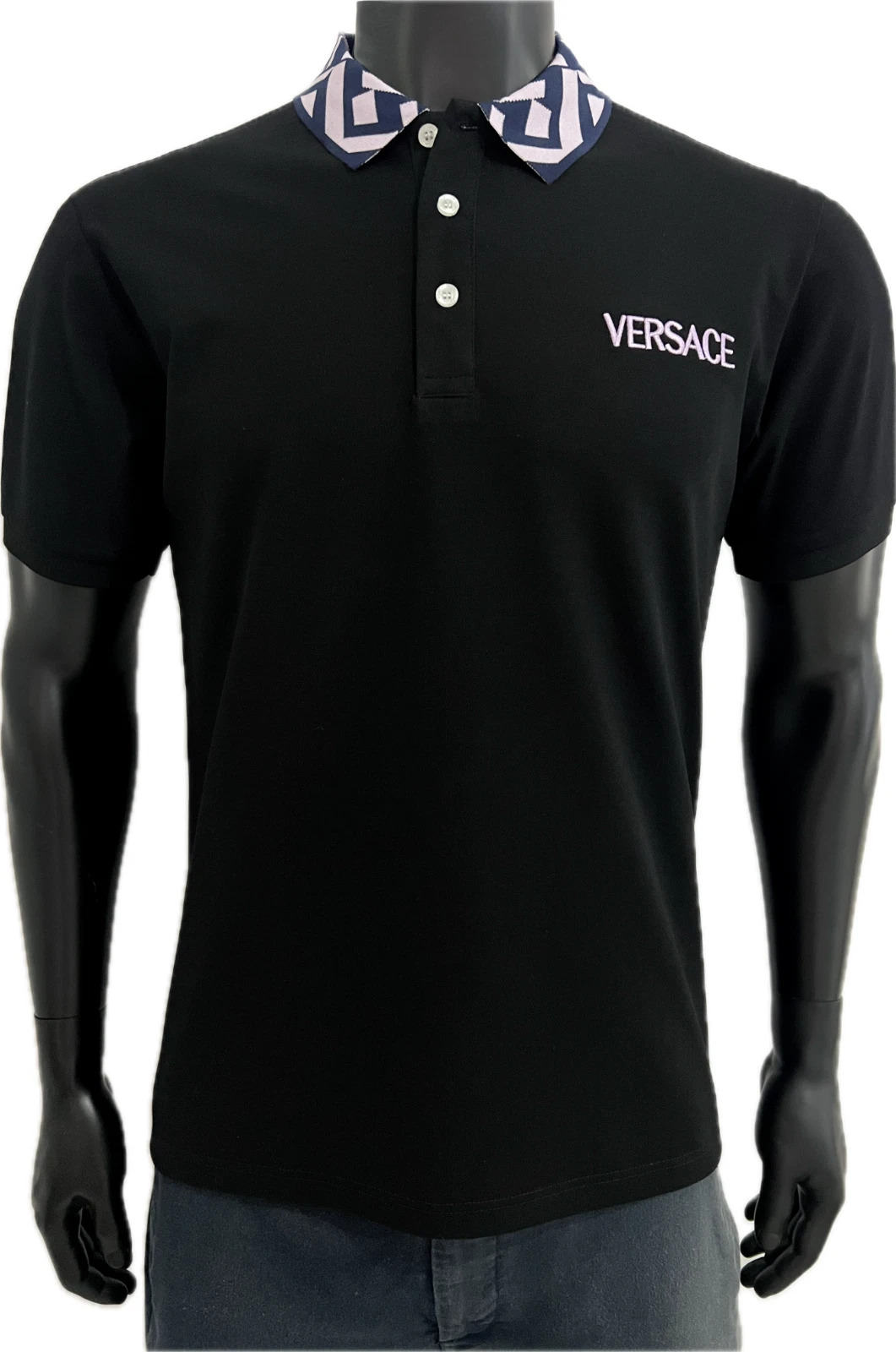 Vèrsace Men Black Polo Shirt
Opens in a new window or tab