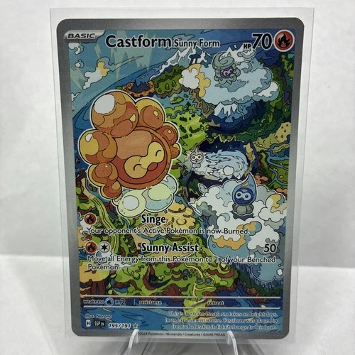 Castform Sunny Form 195/191 Sv08: Surging Sparks Holo