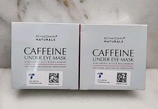 Lot Of 2 Enaskin Naturals Under Eye Patches for Dark Circles: Caffeine Gel Masks