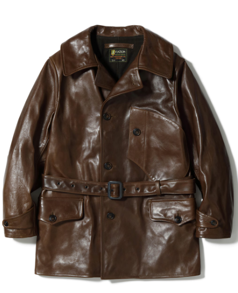 BUZZ RICKSON'S BR80651 AVIATION ASSOCIATES HORSE HIDE AVIATOR COAT