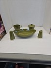 Vintage Allied Chemical Avocado Melamine Lot  — photo 2