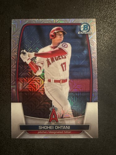2023 Bowman Mega Box Chrome Mojo Refractor Shohei Ohtani #51 b5f