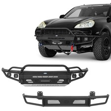 Texture Steel Front Bumper /rear Bumper Fit 2008 2009 2010 Porsche Cayenne 955