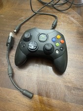 Microsoft Original Xbox Controller S Type Black OEM w/Breakaway Cable - Tested