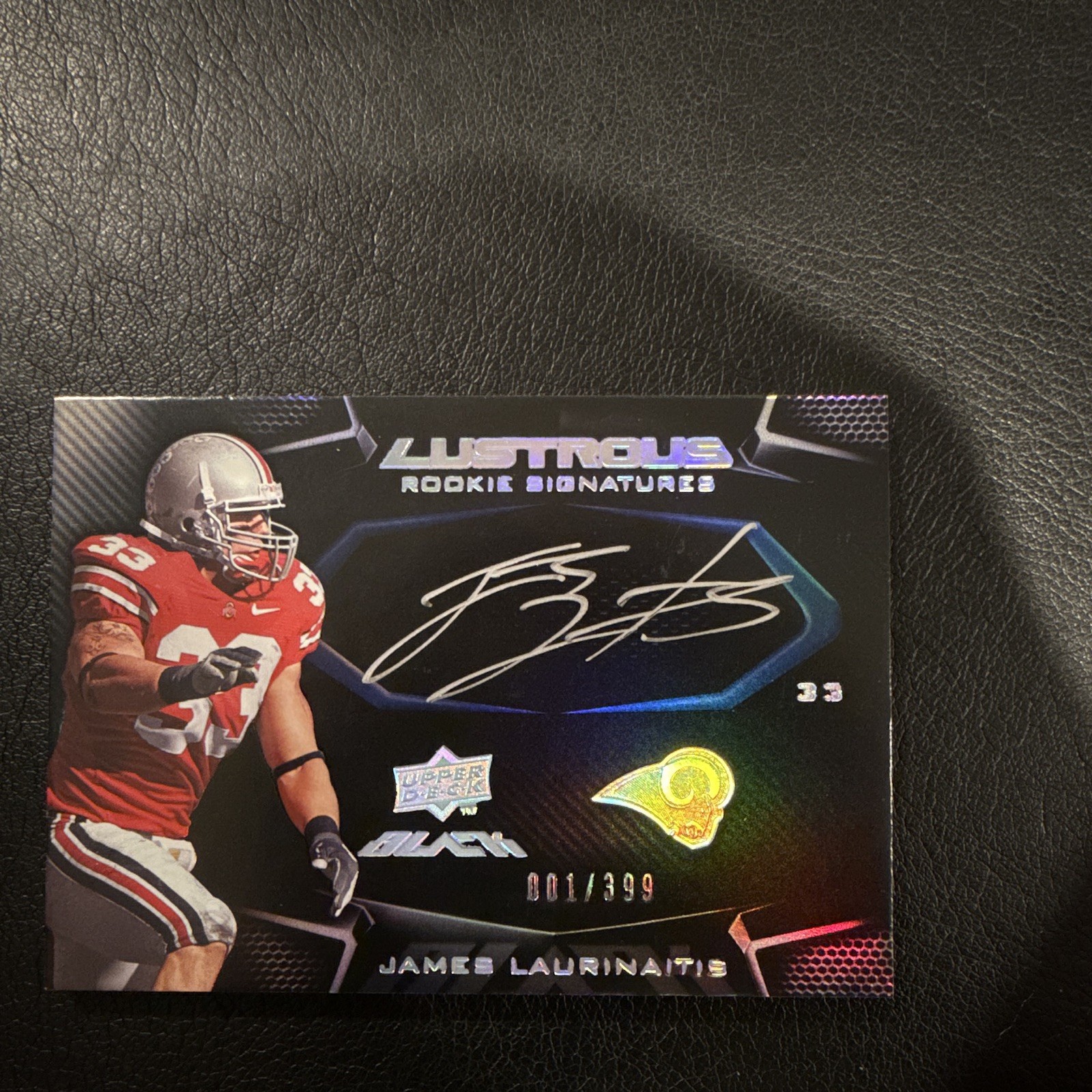 Matthew Stafford Upper Deck Black #100 Autograph