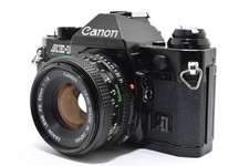 Excellent Condition Canon AE 1 Program Black with FD50mm F1.8 2827980 From Japan