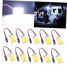 Cob Chipset 18-smd Led Panel Dome Light Auto Car 10pcs Cob 18smd-25mm X 15mm