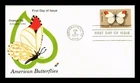 US COVER ORANGE-TIP BUTTERFLIES FIRST DAY ISSUE SPECTRUM CACHET
