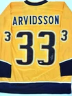 Viktor Arvidsson Signed Predators Jersey JSA COA Autographed NHL