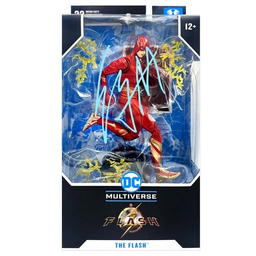 Ezra Miller Autographed McFarlane The Flash 7" Action Figure